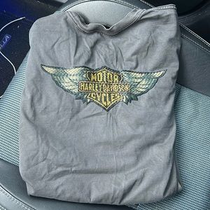 oversized vintage harley davidson shirt